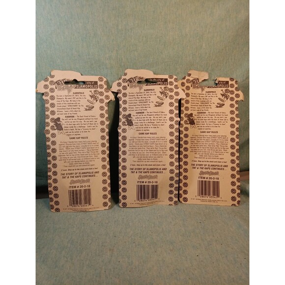 VINTAGE 1990's TNT + THE KAPS 1 SLAMMER 5 KAPS STARTER PAK NOS SEALED NEW (3) - Picture 2 of 2